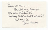 June Havoc Signed 3x5 Index Card Autographed Actress Signature
