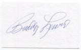 Buddy Lewis Signed 3x5 Index Card Autographed MLB Baseball Washington Senators