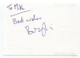 Briony Morris Signed Album Page Autographed Signature Inscribed "To Mike"