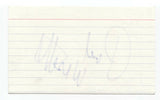 Paul Westhead Signed 3x5 Index Card Autographed 1980 Lakers NBA Basketball Coach