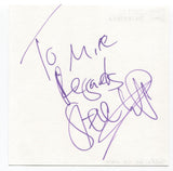 Steve Wright Signed Album Page Autographed Signature "To Mike" Radio DJ