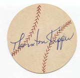 Thornton Kipper Signed Paper Baseball Autograph Signature Philadelphia Phillies