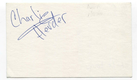 Nerf Herder - Charlie Dennis Signed 3x5 Index Card Autographed Signature Band