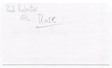 Paul Rochester Signed 3x5 Index Card Autographed NFL Football New York Jets