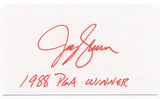 Jeff Sluman Signed 3x5 Index Card Autographed Golf 1988 PGA Champion Golfer