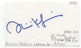 Arsinee Khanjian Signed 3x5 Index Card Autographed Signature Actress