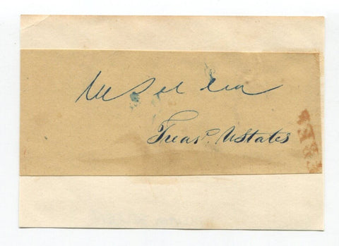 William Selden Signed Autograph Cut US Treasurer For Six Presidents (1791-1874)