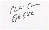 Cleveland Corder Signed 3x5 Index Card Autographed Boxer Middleweight Title