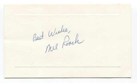 Mel Roach Signed Card Autograph Baseball MLB Roger Harris Collection