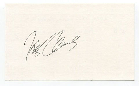 Koby Clemens Signed 3x5 Index Card Autographed Signature Baseball Houston Astros