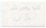 Peter Donat Signed 3x5 Index Card Autographed Signature 