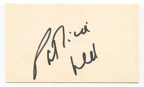 Patricia Neal Signed 3x5 Index Card Autographed The Day The Earth Stood Still