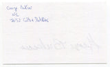 George Buksar Signed 3x5 Index Card Autograph NFL AAFC Football Chicago Hornets