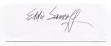 Ed Samcoff Signed Cut Index Card Autographed Baseball Signature 1951 Athletics