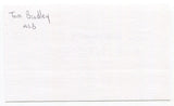 Tom Bradley Signed 3x5 Index Card Autographed Baseball 1969 California Angels