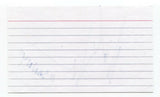 Nick Verina Signed 3x5 Index Card Autographed Signature Actor