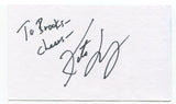 Kate Flannery Signed 3x5 Index Card Autographed Signature The Office Meredith