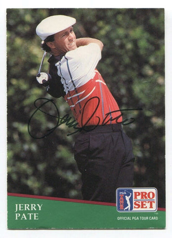 1991 Pro Set PGA Tour Golf Jerry Pate Signed Card Autographed Signature #100