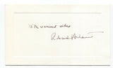 Richard S. Salant Signed Card Autographed Signature Businessman CBS President