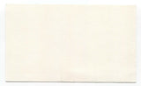 Al Cherney Signed 3x5 Index Card Autographed Signature Musician
