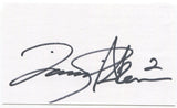 David Akers Signed 3x5 Index Card Autograph Signature San Francisco 49ers