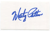 Marty Pattin Signed 3x5 Index Card Autographed Baseball 1968 California Angels