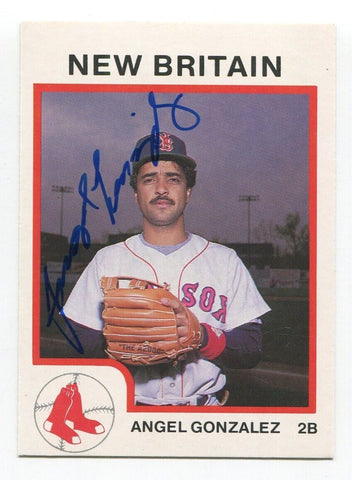 1987 ProCards Angel Gonzalez Signed Card Baseball Autograph MLB AUTO #766