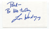 Lauren Weedman Signed Index 3x5 Card Autographed Signature Actress Comedian