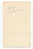 Jim Lemon Signed 3x5 Index Card Autographed MLB Baseball Minnesota Twins
