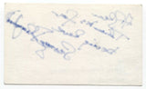 George Bloomfield Signed 3x5 Index Card Autographed Director Fraggle Rock