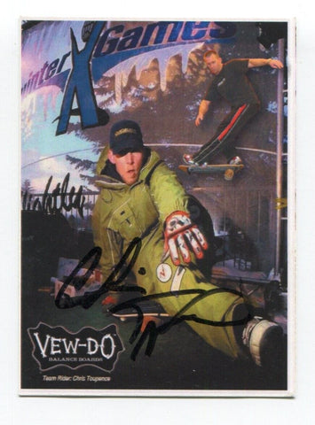 Chris Toupence Signed Trading Card Professional Balance Boarder Vew-Do