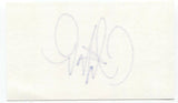 Christopher Cross Signed 3x5 Index Card Autographed Signature Singer Songwriter