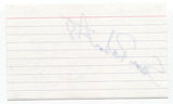 Spencer Burton Attack In Black Signed 3x5 Index Card Autographed Signature