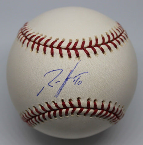 Rich Harden Single Signed Baseball Autographed Ball Signature