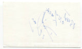 Dave Thomas Signed 3x5 Index Card Autographed Canadian Toronto Sun Photographer
