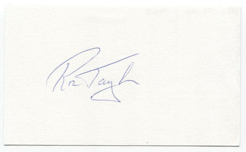 Ron Taylor Signed 3x5 Index Card Autographed Baseball 1969 New York Mets