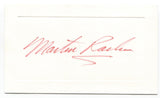 Martin Rackin Signed Card Autographed Signature Film Producer
