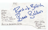 Barry Baldaro Signed 3x5 Index Card Autographed Signature Barry Actor