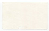 Bill Keenan Signed 3x5 Index Card Autograph Signature Director Homework Bureau 