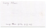 George Altman Signed 3x5 Index Card Autographed Signature Chicago Cubs All-Star