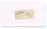 Gordy Holz Signed Cut Index Card Autographed Football NFL Denver Broncos