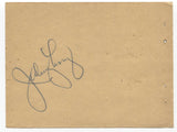 Johnny Long Signed Album Page Autographed 1949 Signature Music