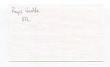 Royce Womble Signed 3x5 Index Card Autographed Football NFL Baltimore Colts