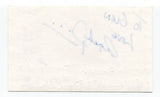 Angela Piccinni Signed 3x5 Index Card Autographed Actress Center Stage