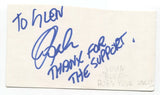 Bob's Your Uncle - John Rule Signed 3x5 Index Card Autographed Signature Band