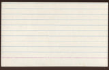 Hugh Scott Signed Index Card 3x5 Autographed Signature AUTO 