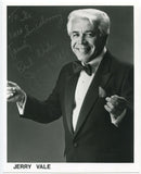 Jerry Vale Signed 8x10 Photo Vintage Autographed Signature Actress Singer