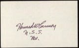Howard W Cannon Signed Index Card 3x5 Autographed Signature AUTO 