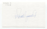 Denny Lemaster Signed 3x5 Index Card Baseball Autographed Signature