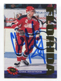 1994-95 Classic Chris Armstrong Signed Card Hockey NHL Autograph AUTO #32